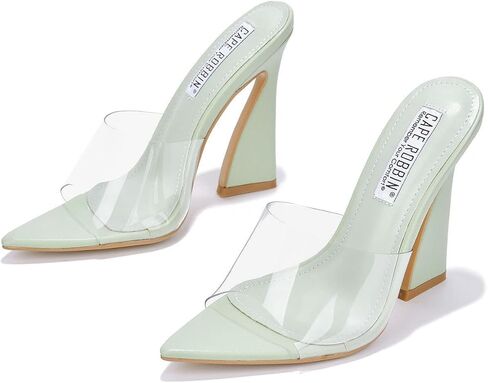Cape Robbin Layland Clear Pointy Toe High Heels (Layland) in Saudi Arabia