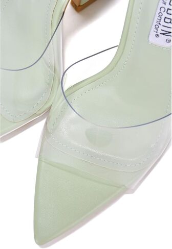 Cape Robbin Layland Clear Pointy Toe High Heels (Layland) in Saudi Arabia