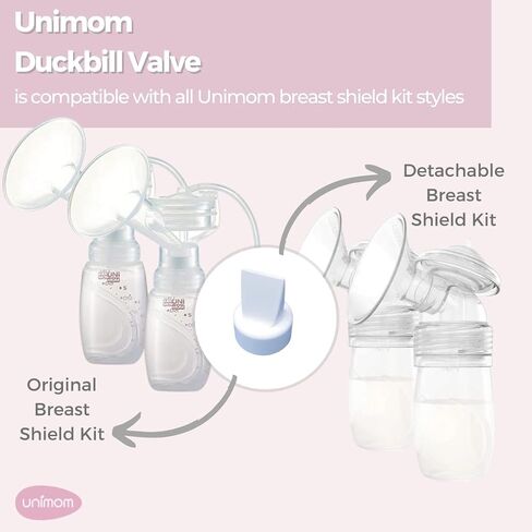 صمامات Duckbill Unimom ، لاستخدامها مع مضخات الثدي الدقيقة والأوبرا ، مجموعة جزء - 2 in Saudi Arabia