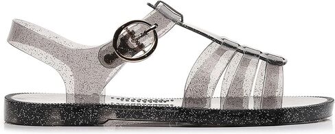 Toddler Sandals Jelly Shoes Girls Unisex Boy Flat Retro Slides Clear Kids Water Slippers Slingback Summer Beach Size 8 Adjustable Buckle Glitter Dress Soft in Kuwait
