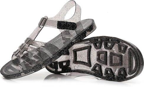 صلى الله عليه وسلم صنادل أحذية جيلي فتيات للجنسين فتى شريحة الرجعية شريحة رجعية واضحة الأطفال النعال المائية in Kuwait