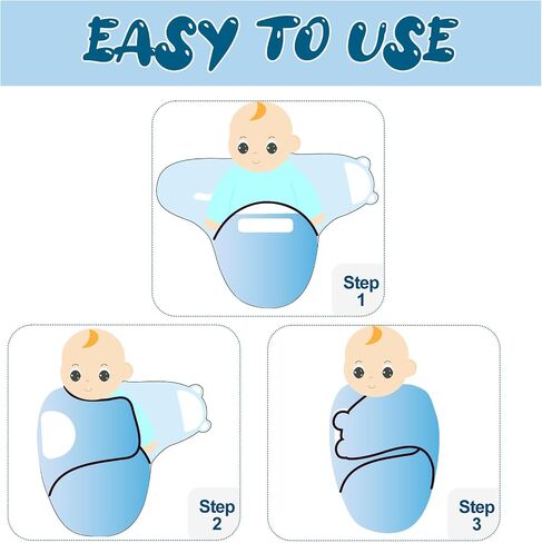 Baby Swaddle Sleep Sacks with Hats for 0-3 Months Baby Swaddle Blanket Wrap Newborn Swaddles Sack for Baby Boy Girl in Saudi Arabia