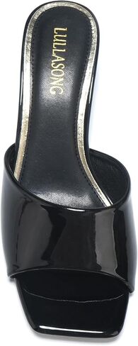 Women's Kitten Heels Sandals Low Heels Slip On Slides 2 Inch Heeled Square Open Toe Sandals for Women in Saudi Arabia