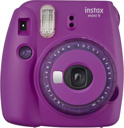 Fujifilm Instax Mini 9 Camera Fructant With Mini Film Twin Pack (Purple) in Saudi Arabia