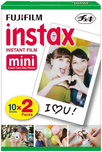 Fujifilm Instax Mini 9 Camera Fructant With Mini Film Twin Pack (Purple) in Saudi Arabia