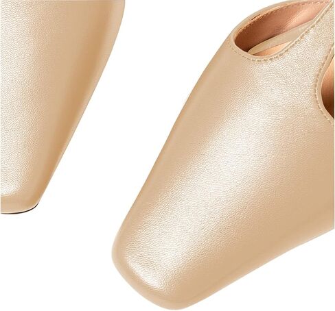Women's Vintage Matte Leather Square Toe T-Strap Kitten Heel Pumps Shoes Comfort Solid Colour Closed Toe Dress Low Heel Sandals Shoes in Saudi Arabia