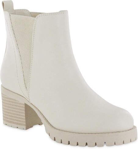 Mia Jody Womens Vegan Leather Boots ، Chelsea Boots in Saudi Arabia