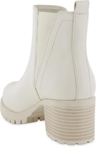 Mia Jody Womens Vegan Leather Boots ، Chelsea Boots in Saudi Arabia