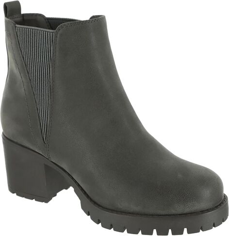 Mia Jody Womens Vegan Leather Boots ، Chelsea Boots in Saudi Arabia