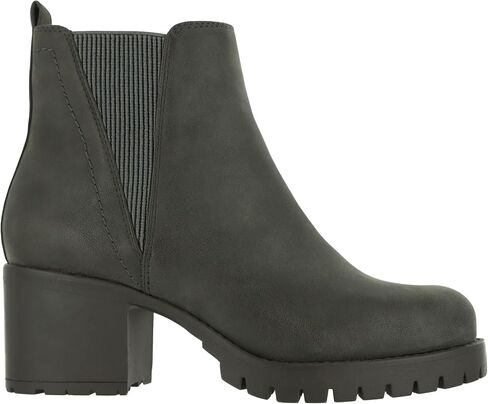 Mia Jody Womens Vegan Leather Boots ، Chelsea Boots in Saudi Arabia