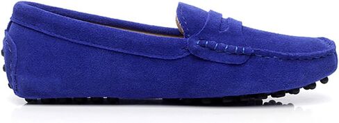 Anufer Women's Classic Suede/Fabric Penny Loafers Comfort Handmade Mocasins in Kuwait