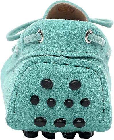 Anufer Women's Classic Suede/Fabric Penny Loafers Comfort Handmade Mocasins in Kuwait