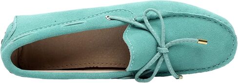 Anufer Women's Classic Suede/Fabric Penny Loafers Comfort Handmade Mocasins in Kuwait