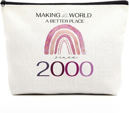 Sweet 16 Gifts for Girls 16th Birthday Decorations Makeup Bag Boho Rainbow 16th Birthday Gifts for 16 Year Old Girl Her Teens Daughter Granddaughter Niece Making The World A Better Place Since 2007 in Saudi Arabia
