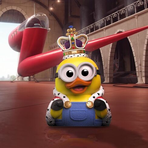 Tubbz First Edition Minions King Bob Collectible Vinyl Rubber Duck Figure - Universal Despicable Me 4 Minions Merchandise - Kids TV والأفلام وألعاب الفيديو in Saudi Arabia