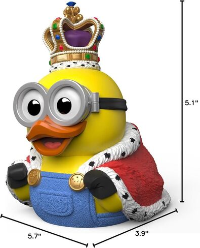 Tubbz First Edition Minions King Bob Collectible Vinyl Rubber Duck Figure - Universal Despicable Me 4 Minions Merchandise - Kids TV والأفلام وألعاب الفيديو in Saudi Arabia
