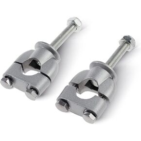 mokerShop Motorcycle Handlebar Risers Mount Clamps Fit for 22mm 7/8In handlebar of Motorcycle Dirt Bike ATV, silver