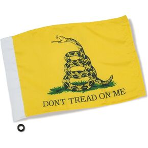 Show Chrome Accessories Big Bike Parts 4-240GD Dont Tread On Me Flag (6" x 9")