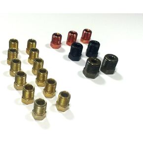 The Stop Shop Fitting Kit for 3/16" Inverted Flare brake lines, Made in USA