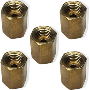 ASD Brake Line Unions For 3/16 Tube (3/8-24 Thread, Inverted Flare) (Pack of 5)