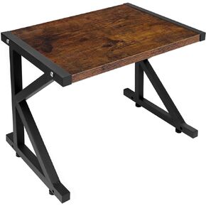 Printer Stand Multi-Purpose Printer Shelf for Desk,Wood Stand with Storage Home Office Desktop Printer Stand with Anti-Skid Feet (1-Tier)