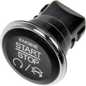 Dorman 76830 Start Stop Button Compatible with Select Models , Black , 4 Inch, 1 Count (Pack of 1)