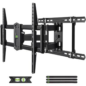 USX MOUNT Full Motion TV Wall Mount 42"-84" TVS, Fits 16" 18" or 24" Studs, Heavy Duty TV Mounts Bracket with Dual Articulating Arms Tilt Swivel Extension Max VESA 600x400mm, Weight Capacity 110lbs in Kuwait