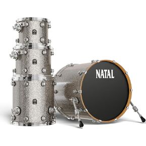 KMA-F20-SI1 Originals Series Maple Fusion 20 4-Piece Shell Pack - Silver Sparkle