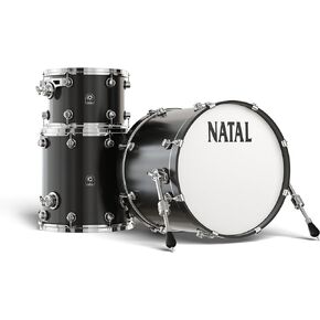 KMA-TJ-MBK1 Originals Series Maple Traditional Jazz 3-Piece Shell Pack - Matte Black