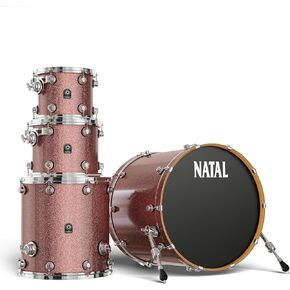 KMA-UF22-CO1 Originals Series Maple US Fusion 22 4-Piece Shell Pack - Copper Sparkle