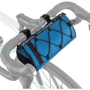 ROCKBROS Bike Handlebar Bag with 1.5L Large Capacity Bike Bag Front Handlebar for Bicycles Reflective Bike Accessory Bags for MTB Road Bikes