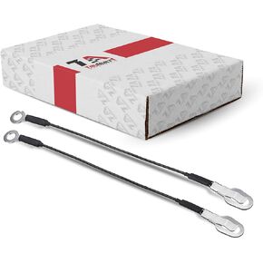 T1A Tailgate Support Cables Compatible with Chevy 1999-2007 Silverado, 15 1/8 Inches Long, Pair Also Fits GMC Sierra, Chevy Avalanche, Cadillac Escalade, Hummer H2 88980509 88980510