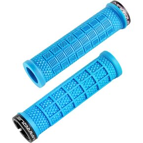 MARQUE Grapple MTB Grips - Mountain Bike Grips with Single Lock On Collar for Handlebar, for BMX, E-Bike, Scooter, Beach Cruiser & Most Adult Bicycle Handlebar, Anti-Slip & Comfortable