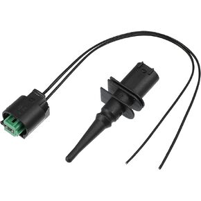 X AUTOHAUX Outside Ambient Air Temperature Sensor and Connector Pigtail Plug 65816905133 65816905050 for BMW 128i 323i 325i M3 M5 M6 X3 X5 for Mini Cooper