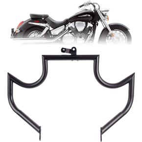 Engine Guard Highway Freeway Crash Bar for Honda VTX 1300 R S C Models 1300R 1300C 1300S (Mustache Black)