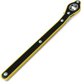 Jack Ratchet Wrench, Auto Labor-Saving Car Jack Wrench for Scissor Jack, 360 Degree Swivel Lug Wrench for Tire Jack, Forward and Reversal Knob Design