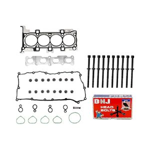 DNJ HGB1171 Cylinder Head Gasket Set with Head Bolt Kit for 2013-2017 Dodge Dart 2.4L 2360cc 144cid L4 SOHC
