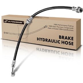 A-Premium Front Passenger Brake Hydraulic Hose Compatible with Select Hyundai Models - Santa Fe 2001-2006 2.4L 2.7L, 2003-2006 3.5L