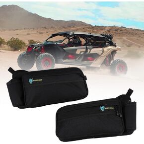 Chupacabra Offroad Can Am X3 Rear Door Bags for 2017-2021 Models - Heavy Duty Water Resistant Rear Door Can Am Maverick X3 Accessories - Set of Two Right & Left Rear Can Am Door Bags
