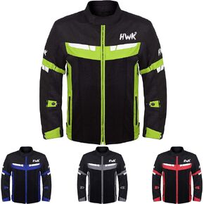 HWK Mesh Motorcycle Jacket Riding Air Motorbike Jacket Biker CE Armored Breathable