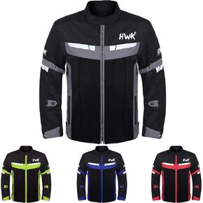 HWK Mesh Motorcycle Jacket Riding Air Motorbike Jacket Biker CE Armored Breathable