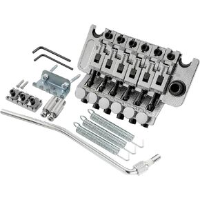 Musiclily 54mm Electric Guitar Double Locking Tremolo System Bridge for Floyd Rose Style Guitar Replacement, Black