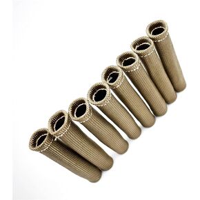 8 Pcs Spark Plug Wire Boots Heat Shield Protector Sleeve Titanium 1800° Replacement for BBC SBC 350(Does not apply)