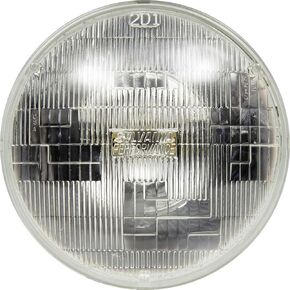 SYLVANIA - H6024 XtraVision (7 inch Round) Sealed Beam Headlight - Halogen Headlight Replacement PAR56 Delivers More Downroad Visibility (Contains 1 Bulb)