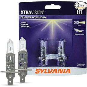 SYLVANIA - H1 XtraVision - High Performance Halogen Headlight Bulb, High Beam, Low Beam and Fog Replacement Bulb (Contains 2 Bulbs)