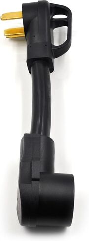 سلك محول شاحن EV من NEMA 14-50P إلى 14-30R، 125V/250V 4 مخرج مجفف شوكة قابس ذكر إلى 50 أمبير 4 شوكات أنثى EV للمستوى 2 لشحن شاحن تسلا RV درجة صناعية شديدة التحمل STW 8 AWG in Kuwait