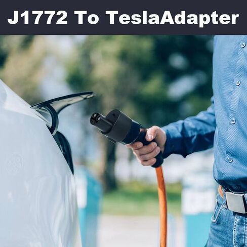 محول شحن J1772 إلى Tesla مع قفل [فحص الأمان] 80 أمبير / 250 فولت تيار متردد - متوافق مع الطراز 3/Y [فقط لأصحاب Tesla] in Kuwait