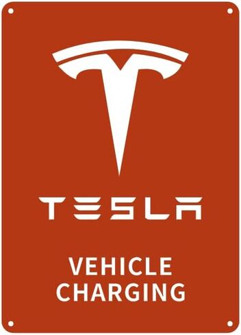 Level 2 EV Charger Sign for Tesla EV Charger in Saudi Arabia