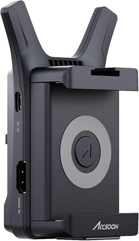 جهاز إرسال الفيديو اللاسلكي Accsoon CineView Nano، 1080p 60 إطارًا في الثانية، زمن الوصول 0.06 ثانية، نطاق 500 قدم يصل إلى 4 أجهزة مراقبة نظام نقل الفيديو اللاسلكي HDMI للكاميرات بدون مرآة يدعم iOS/Android in Saudi Arabia