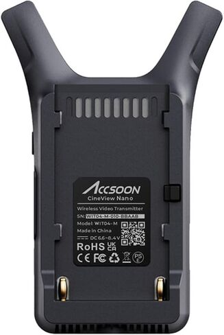 جهاز إرسال الفيديو اللاسلكي Accsoon CineView Nano، 1080p 60 إطارًا في الثانية، زمن الوصول 0.06 ثانية، نطاق 500 قدم يصل إلى 4 أجهزة مراقبة نظام نقل الفيديو اللاسلكي HDMI للكاميرات بدون مرآة يدعم iOS/Android in Saudi Arabia